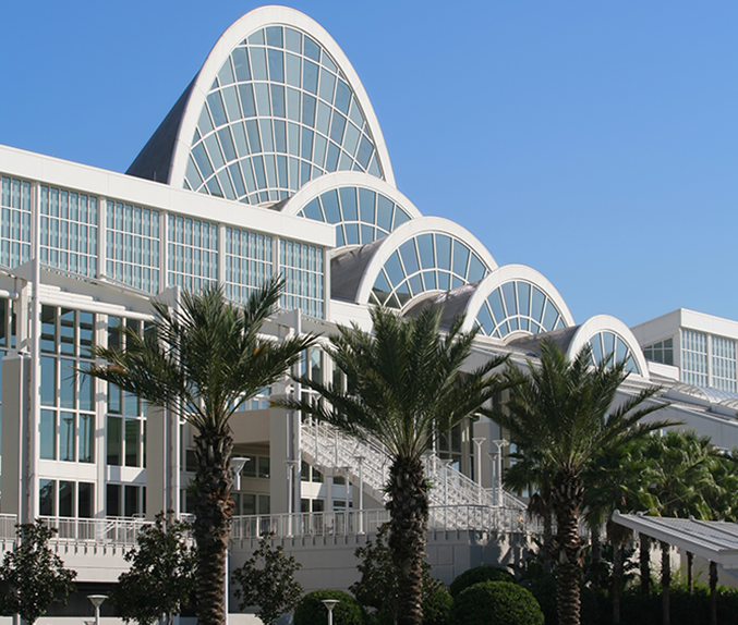 Exterior view of the Orange County Convention Center