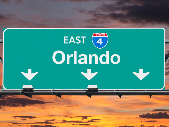 Orlando Florida Exit Sign