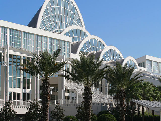 Orlando Venues Exterior view of the Orange County Convention Center